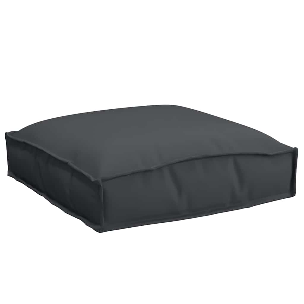 vidaXL Poduszka 2 pcs Czarny 40 x 40 x 8 cm Materiał Oxford