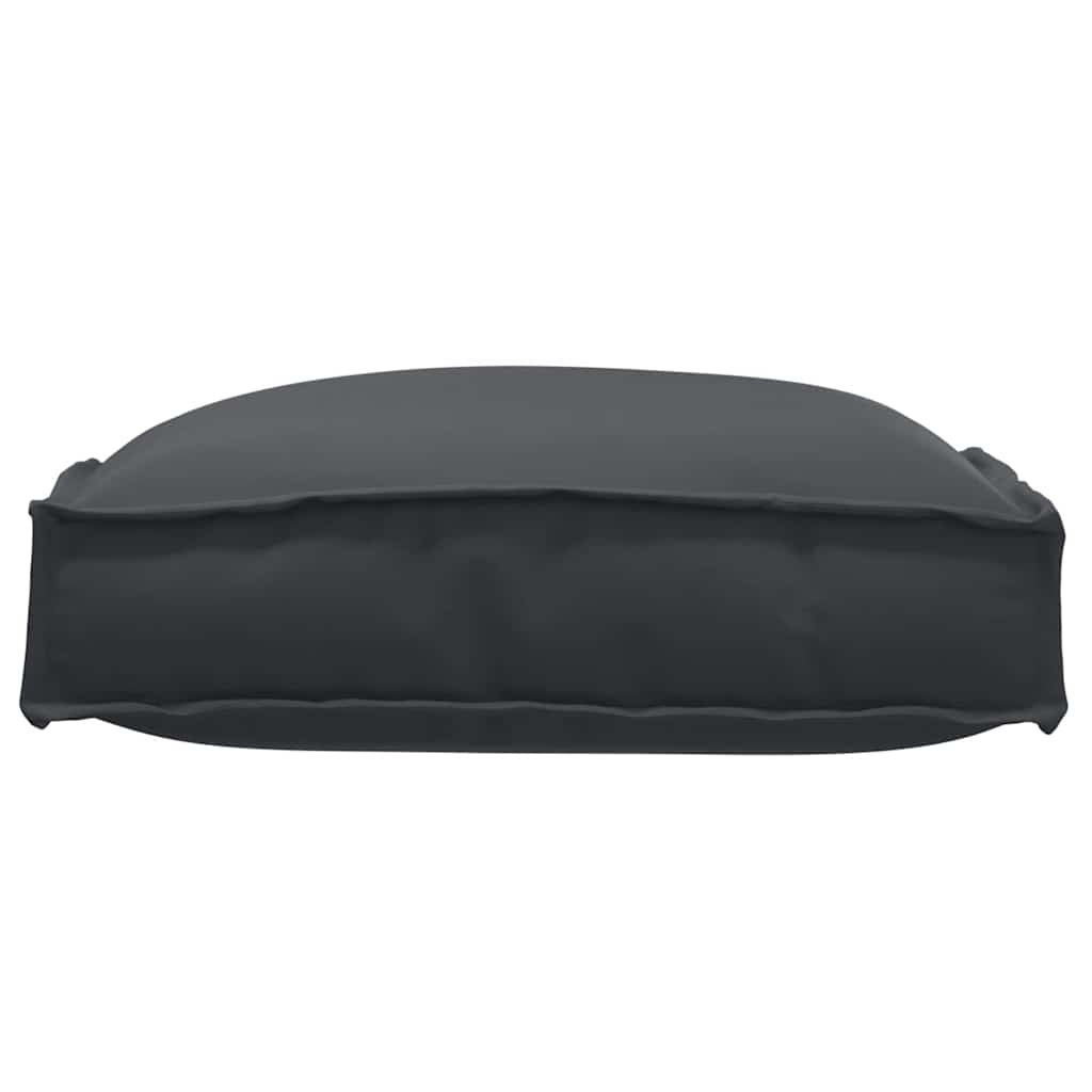vidaXL Poduszka 2 pcs Czarny 40 x 40 x 8 cm Materiał Oxford
