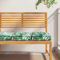 vidaXL Poduszka Liść 2 pcs Wzór liścia 40 x 40 x 8 cm Materiał Oxford