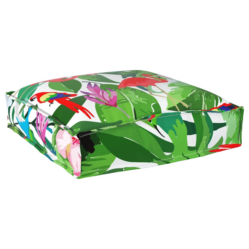 vidaXL Poduszka 2 pcs Wielokolorowe 40 x 40 x 8 cm Materiał Oxford