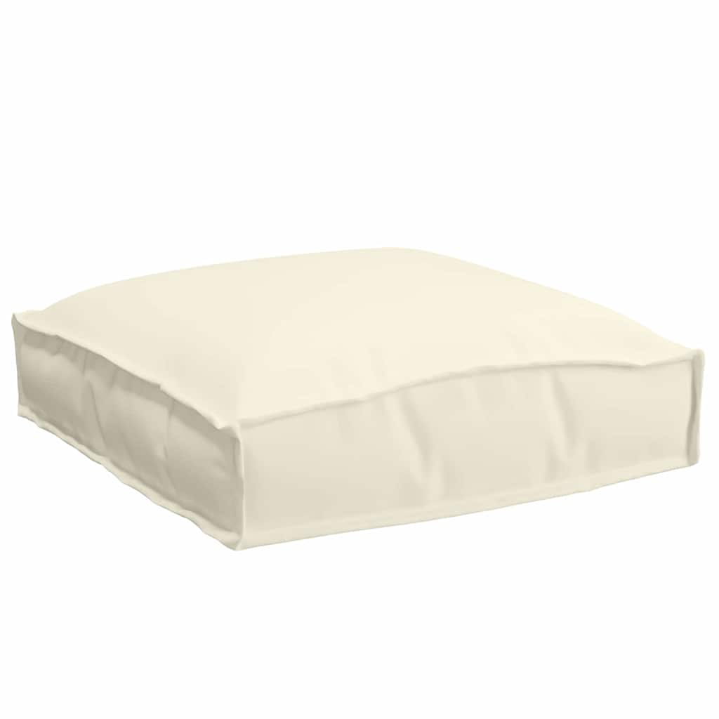 vidaXL Poduszka 4 pcs Kremowy 40 x 40 x 8 cm Materiał Oxford