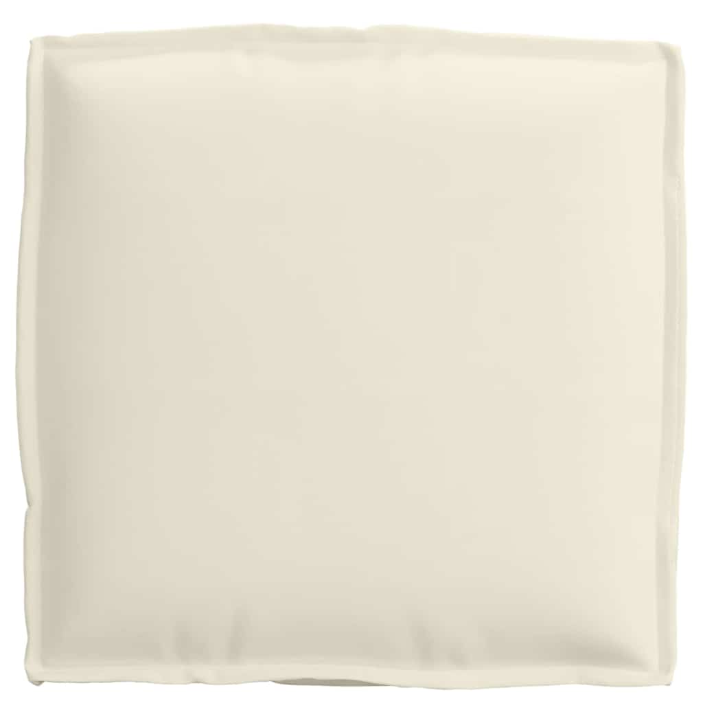 vidaXL Poduszka 4 pcs Kremowy 40 x 40 x 8 cm Materiał Oxford