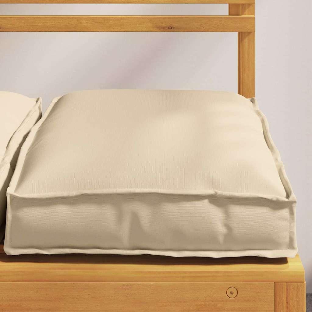 vidaXL Poduszka 4 pcs Beżowy 40 x 40 x 8 cm Materiał Oxford