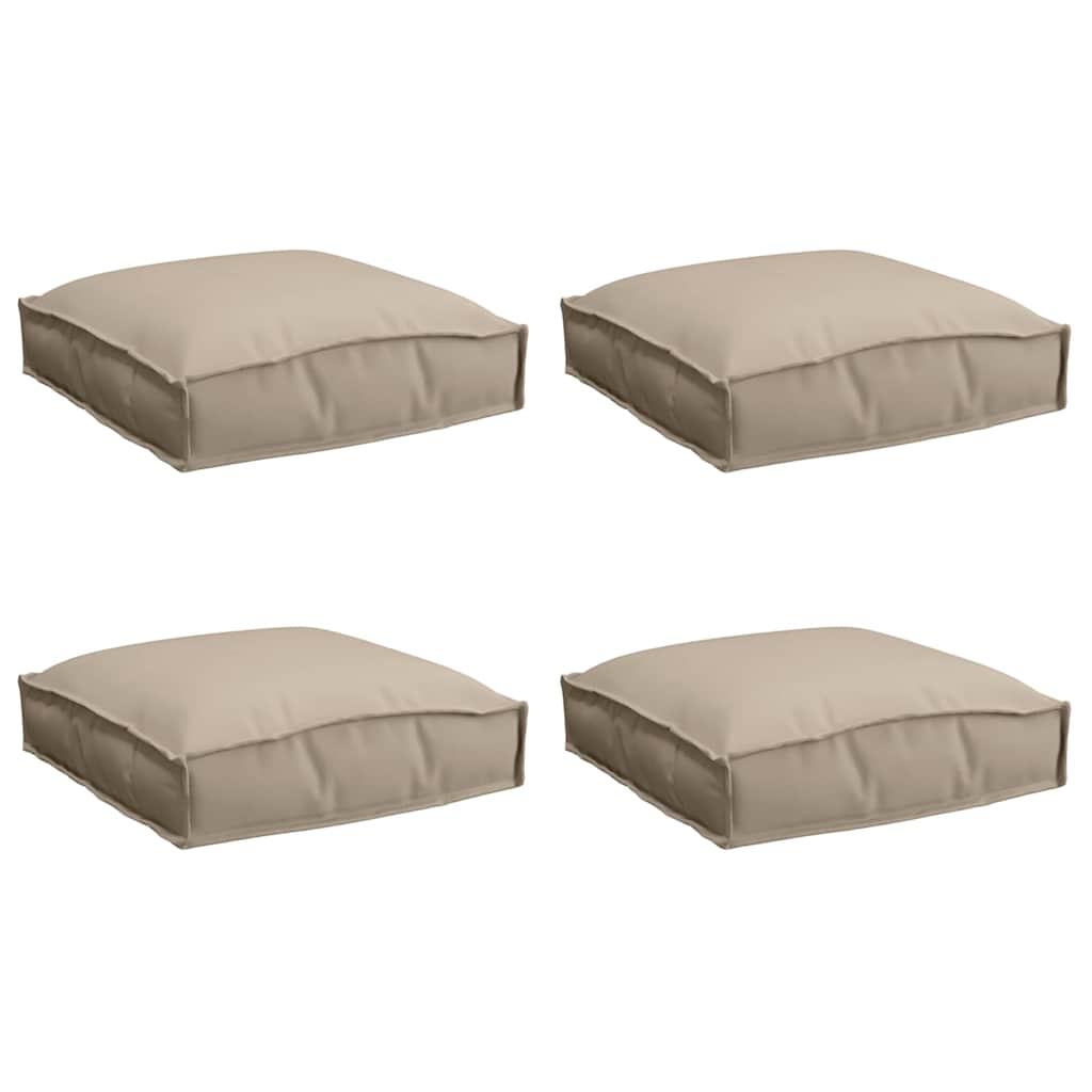 vidaXL Poduszka 4 pcs Ciemnoszary 40 x 40 x 8 cm Materiał Oxford