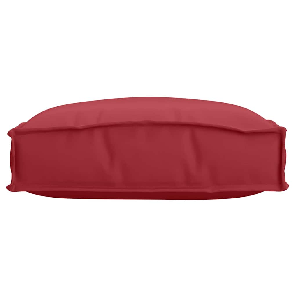 vidaXL Poduszka 4 pcs Czerwone wino 40 x 40 x 8 cm Materiał Oxford