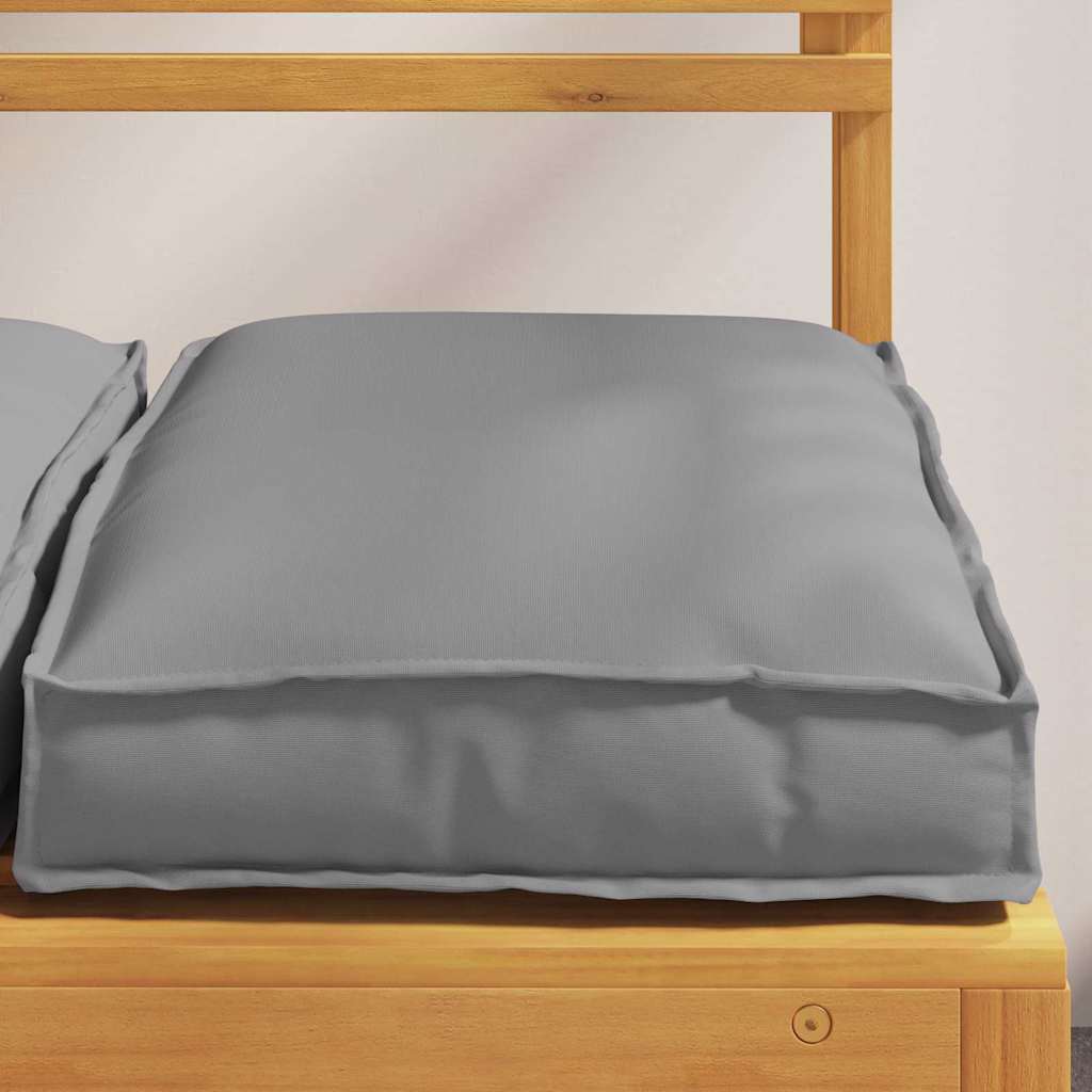 vidaXL Poduszka 6 pcs Szary 40 x 40 x 8 cm Materiał Oxford