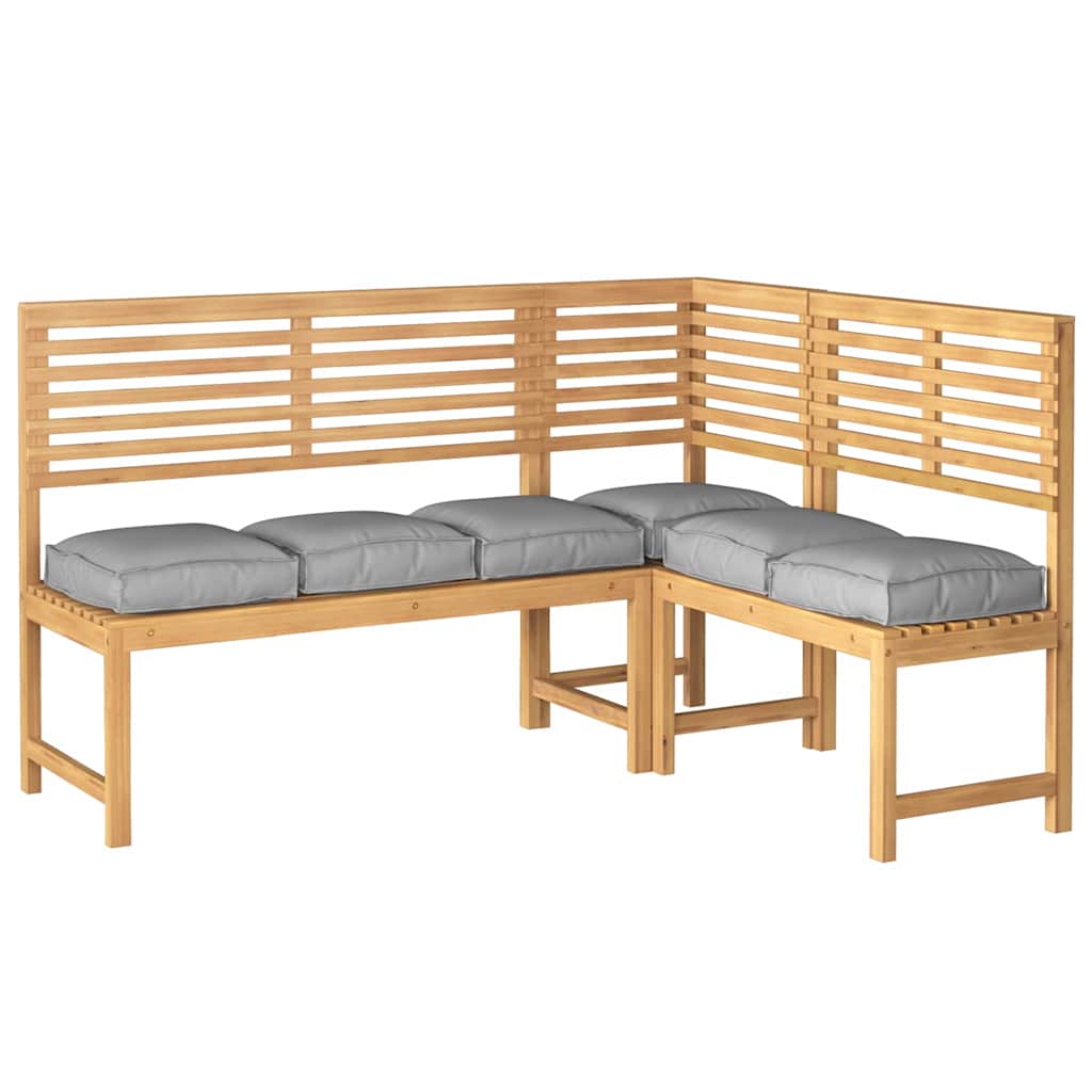 vidaXL Poduszka 6 pcs Szary 40 x 40 x 8 cm Materiał Oxford