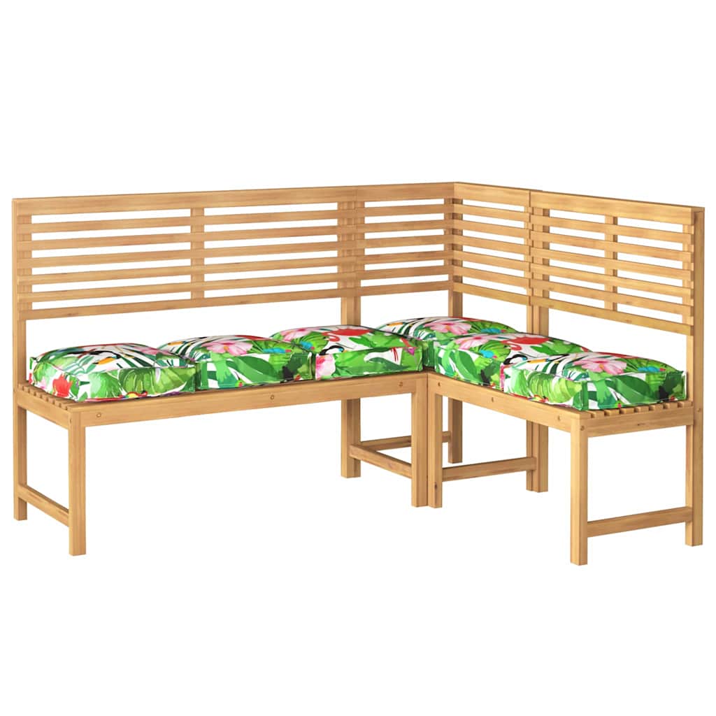 vidaXL Poduszka 6 pcs Wielokolorowe 40 x 40 x 8 cm Materiał Oxford