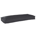 vidaXL Poduszka Czarny 100 x 40 x 8 cm Materiał Oxford