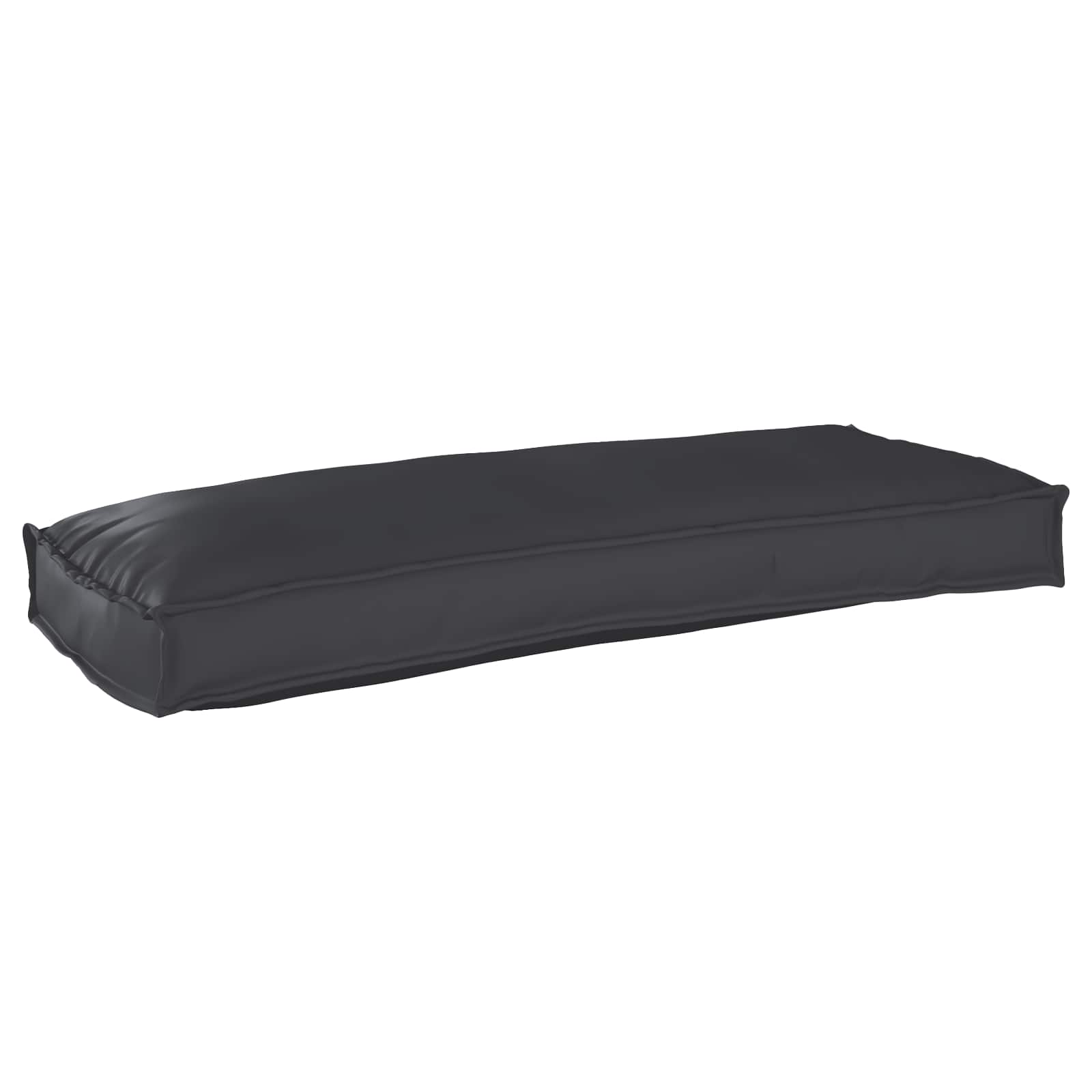 vidaXL Poduszka Czarny 100 x 40 x 8 cm Materiał Oxford