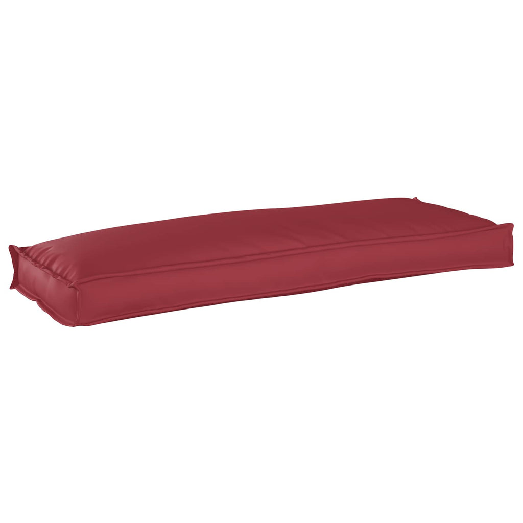 vidaXL Poduszka Czerwone wino 110 x 40 x 8 cm Materiał Oxford