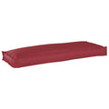 vidaXL Poduszka Czerwone wino 110 x 40 x 8 cm Materiał Oxford