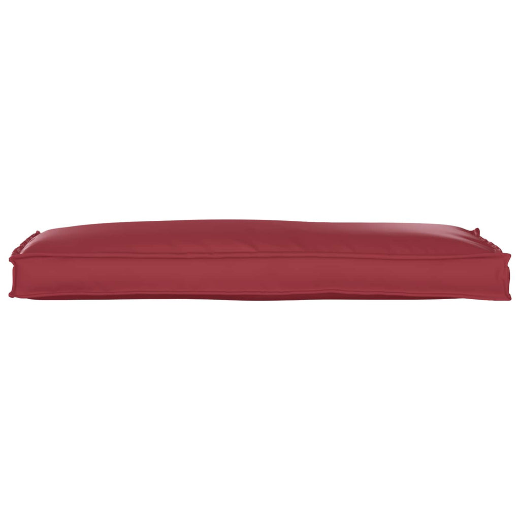 vidaXL Poduszka Czerwone wino 110 x 40 x 8 cm Materiał Oxford