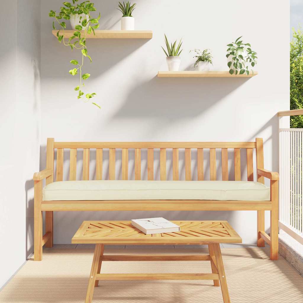 vidaXL Poduszka na paletę Kremowy 180 x 40 x 8 cm Materiał Oxford