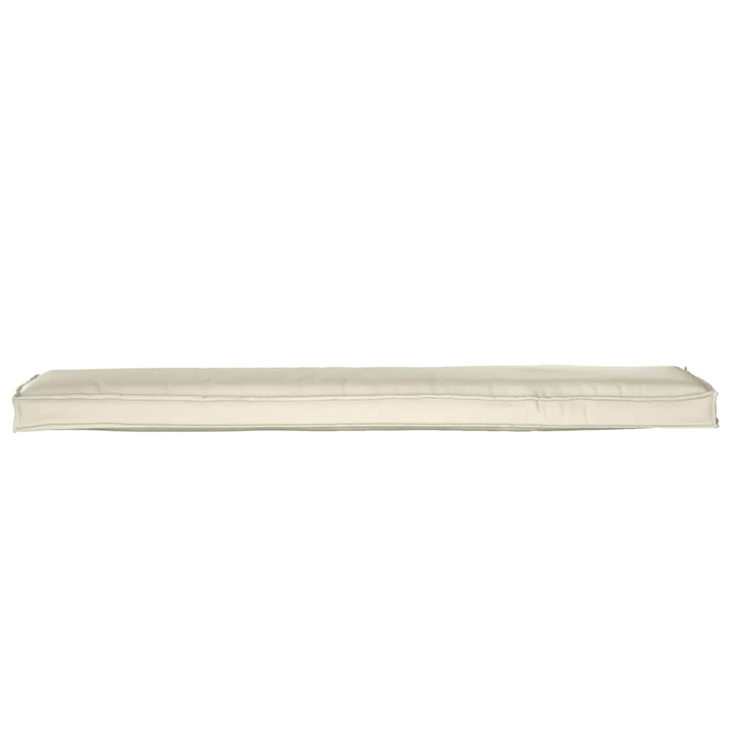 vidaXL Poduszka na paletę Kremowy 180 x 40 x 8 cm Materiał Oxford