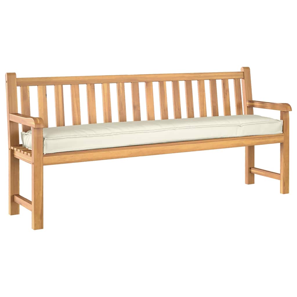 vidaXL Poduszka na paletę Kremowy 180 x 40 x 8 cm Materiał Oxford