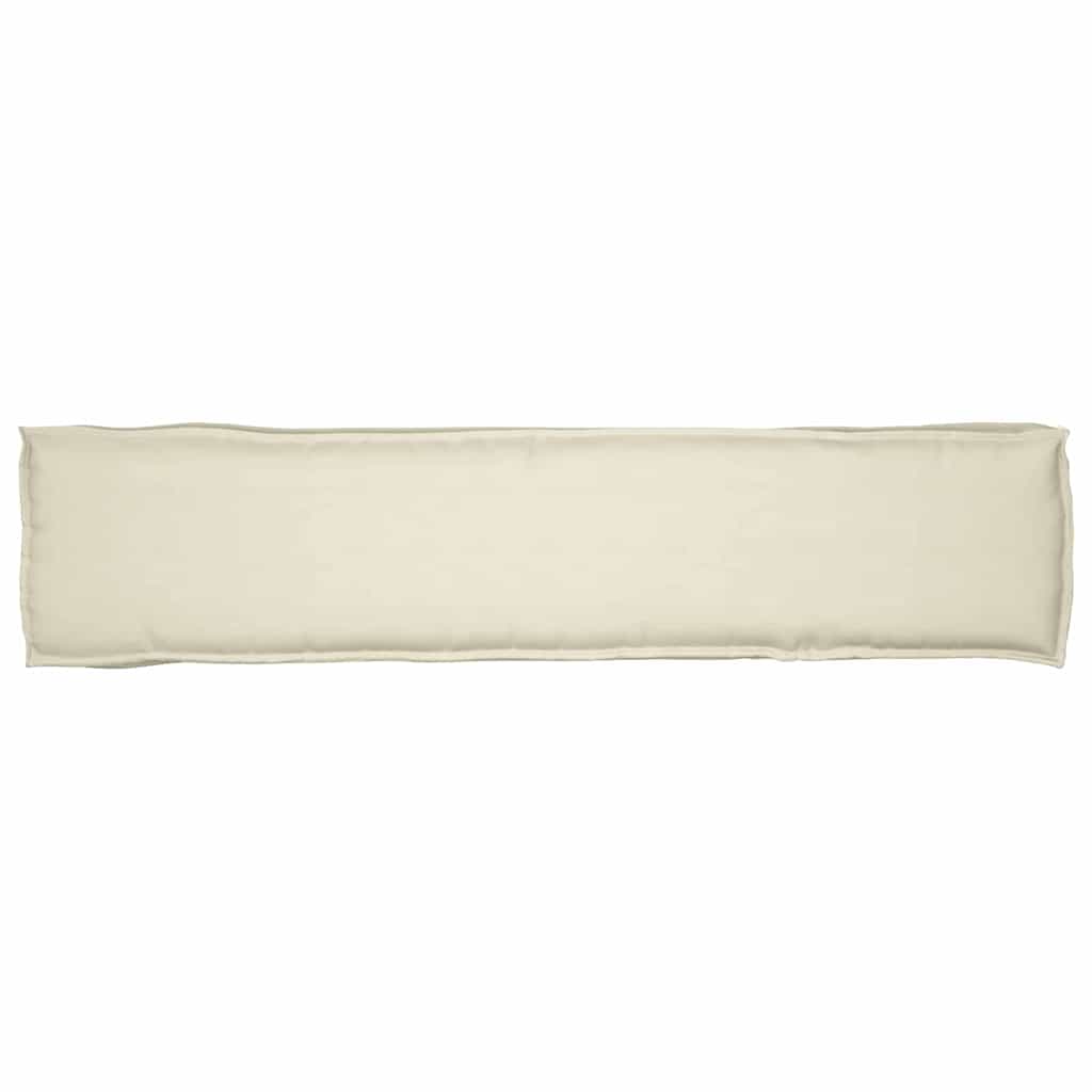 vidaXL Poduszka na paletę Kremowy 180 x 40 x 8 cm Materiał Oxford