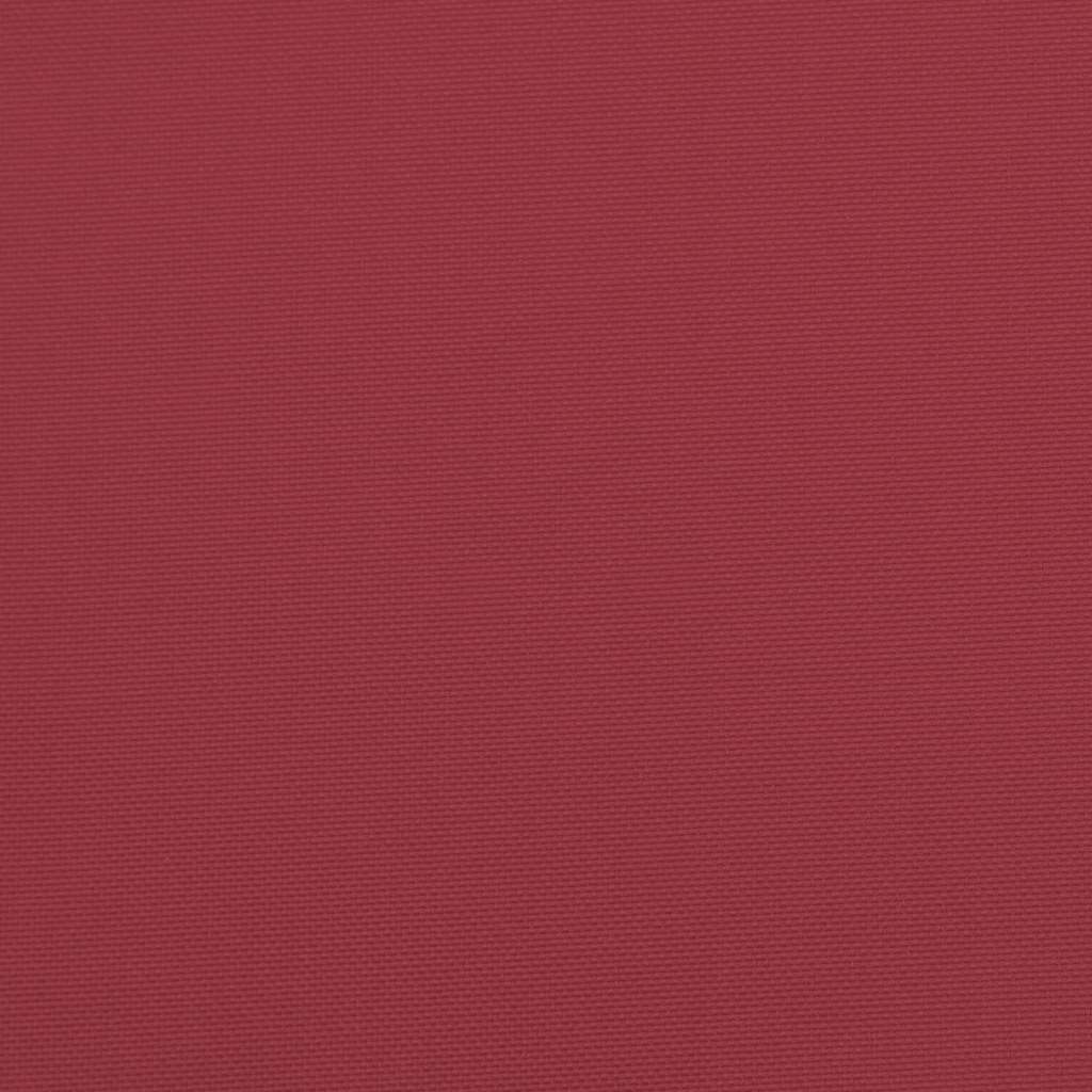 vidaXL Poduszka na paletę Materiał Oxford Czerwone wino
