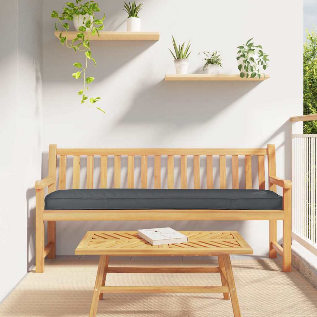 vidaXL Poduszka na paletę Antracyt 200 x 40 x 8 cm Materiał Oxford