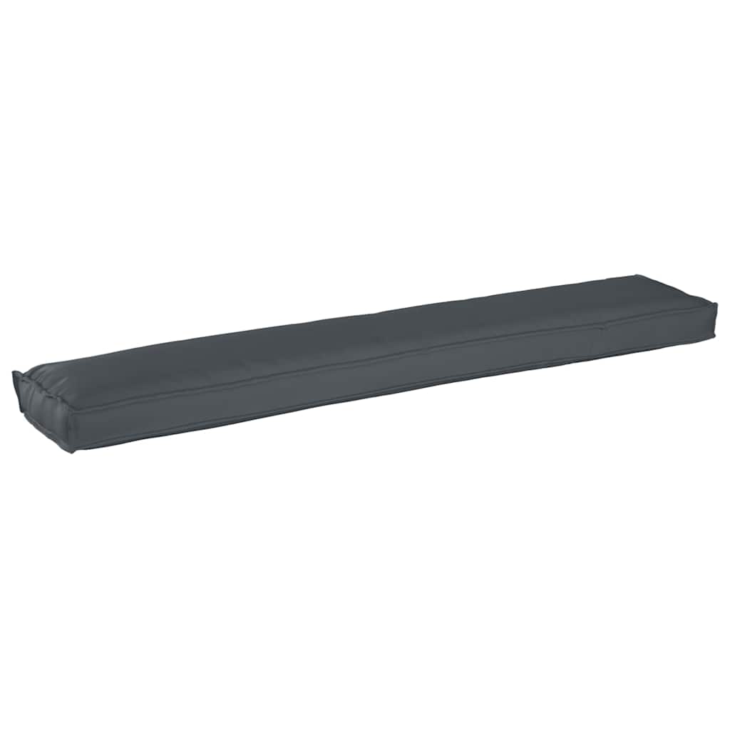vidaXL Poduszka na paletę Antracyt 200 x 40 x 8 cm Materiał Oxford