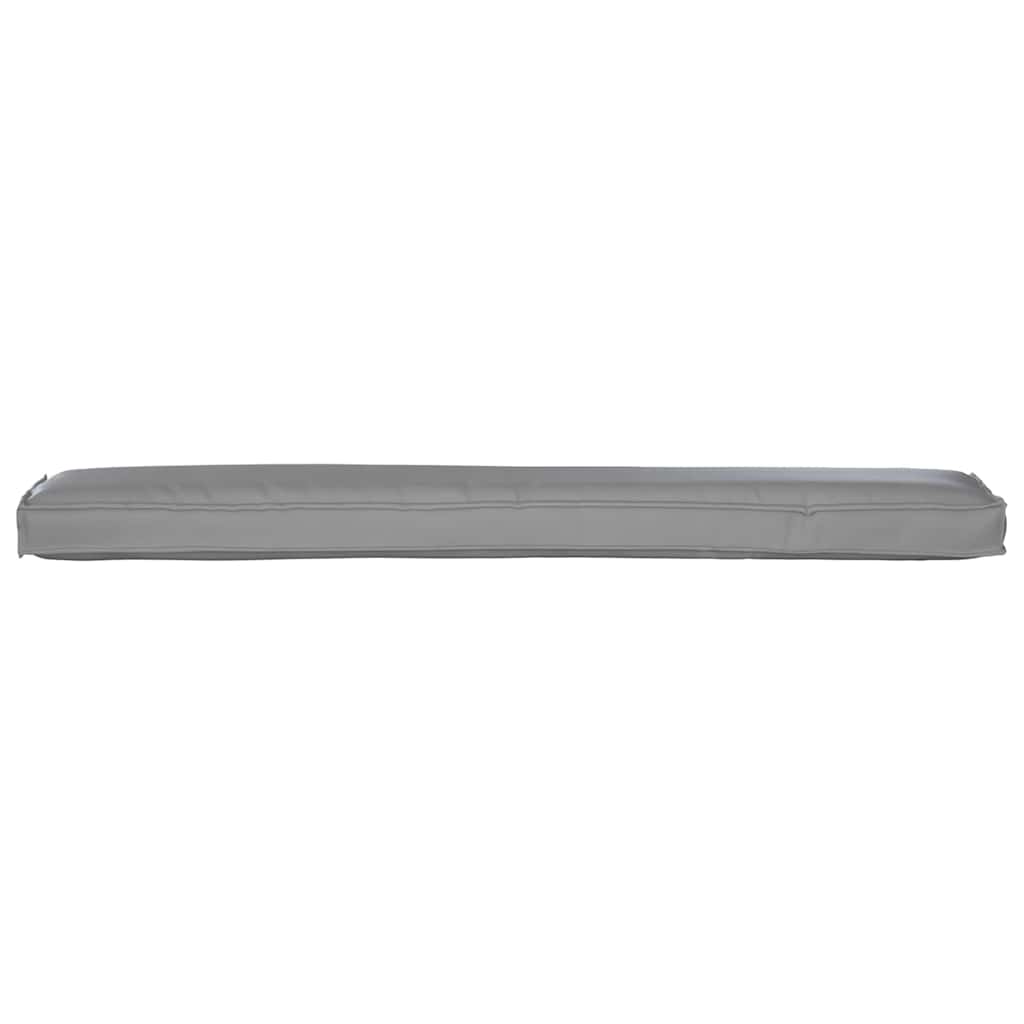 vidaXL Poduszka na paletę Szary 200 x 40 x 8 cm Materiał Oxford