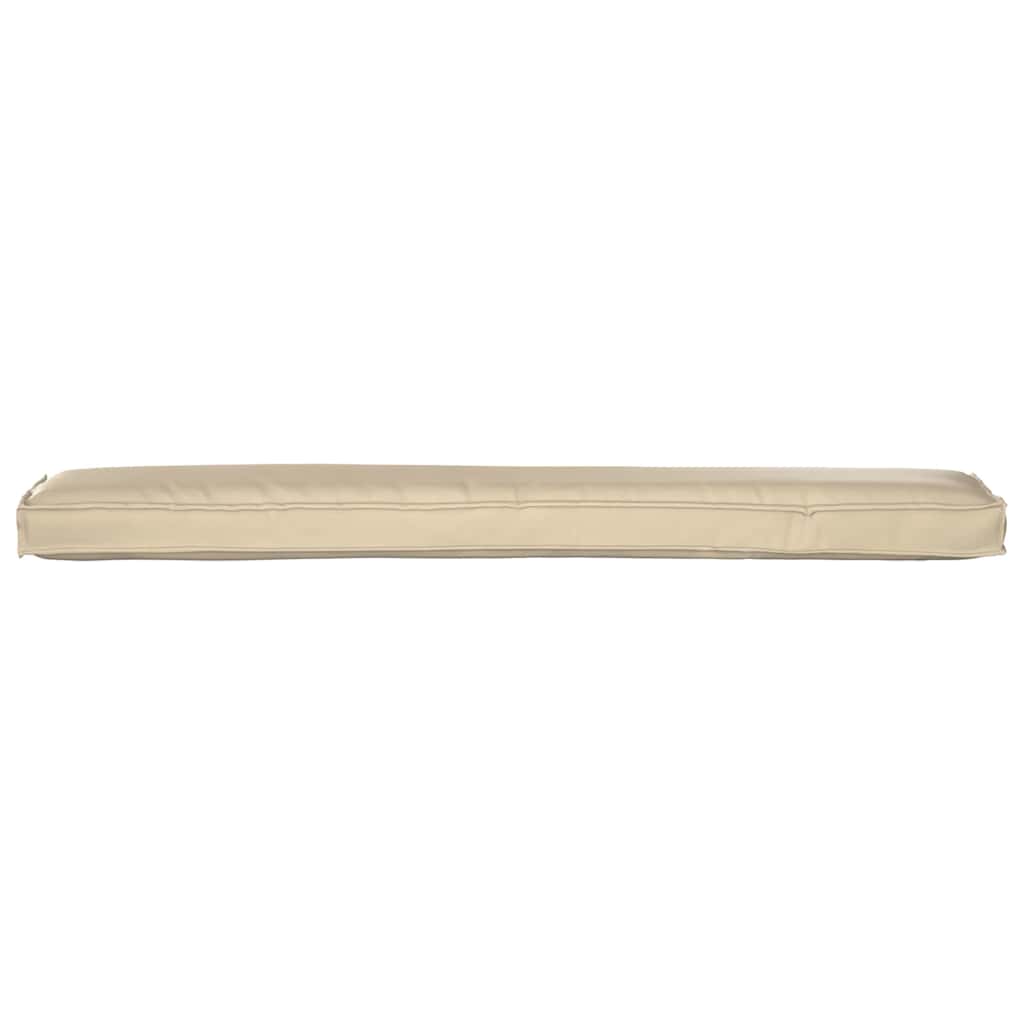 vidaXL Poduszka na paletę Beżowy 200 x 40 x 8 cm Materiał Oxford