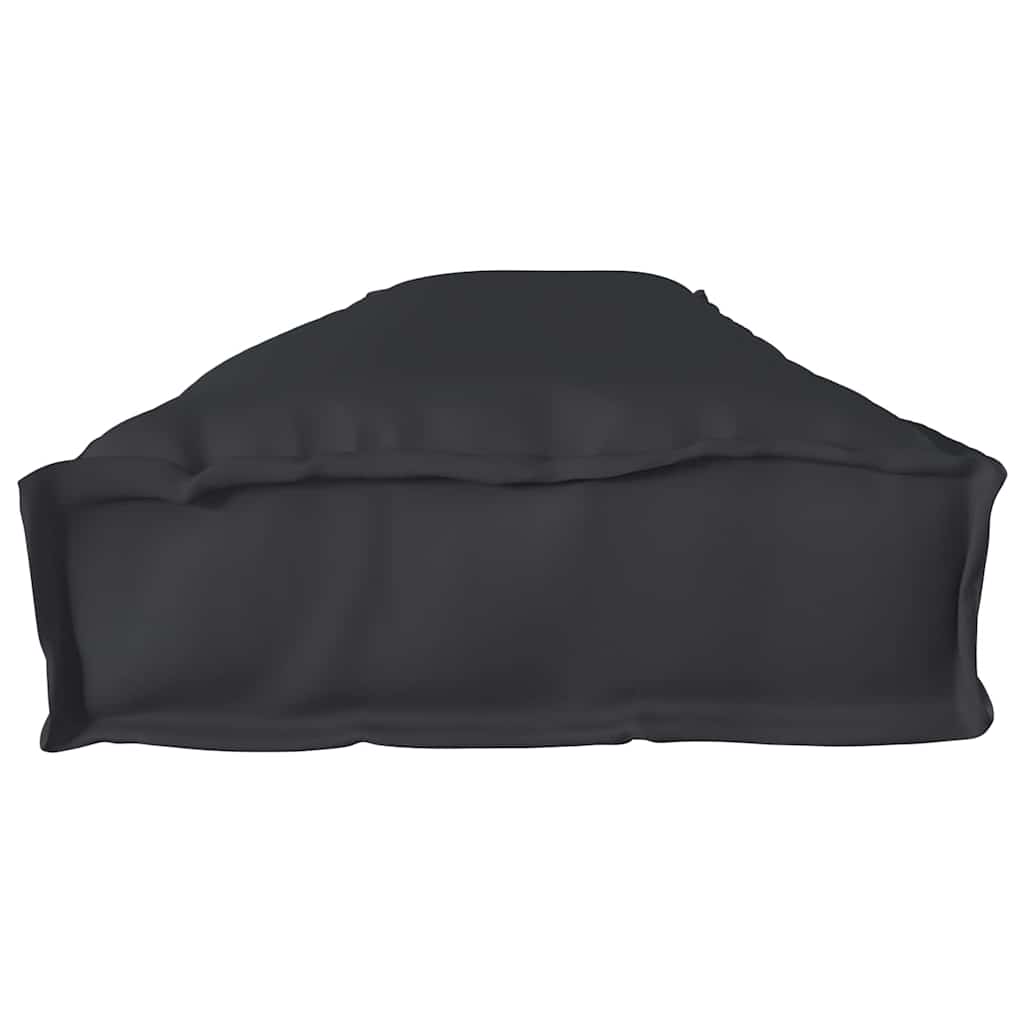 vidaXL Poduszka na paletę Czarny 200 x 40 x 8 cm Materiał Oxford
