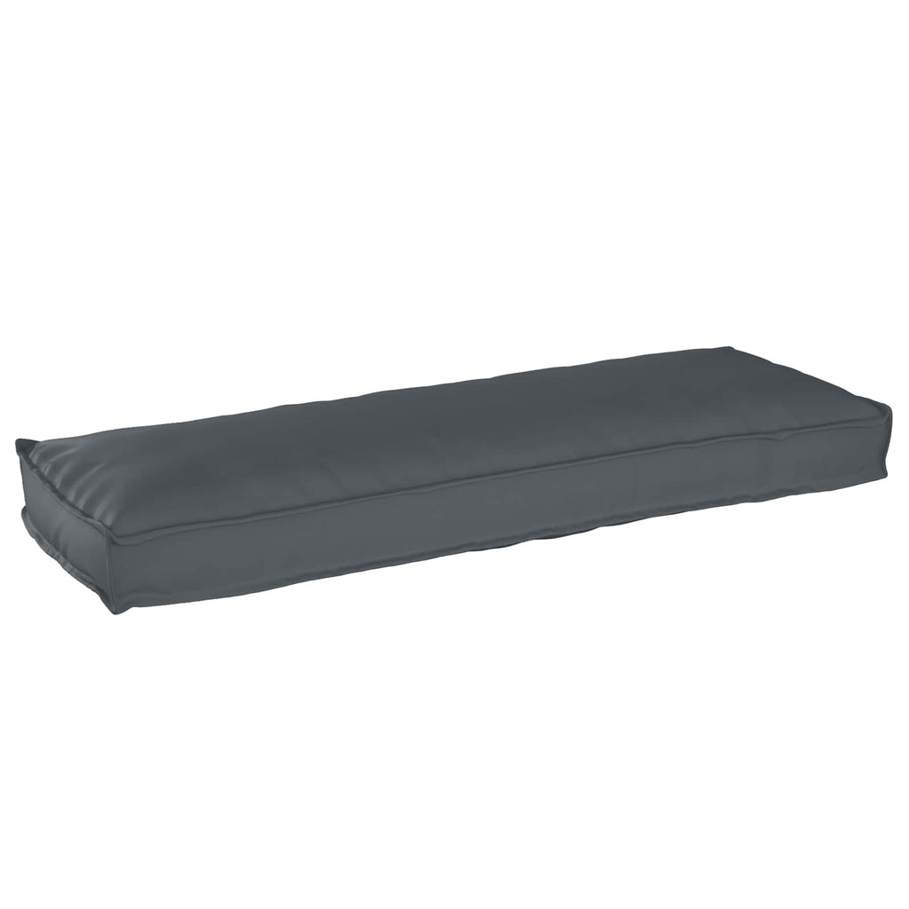 vidaXL Zestaw poduszek na paletę 2 pcs Antracyt 120 x 40 x 8 cm