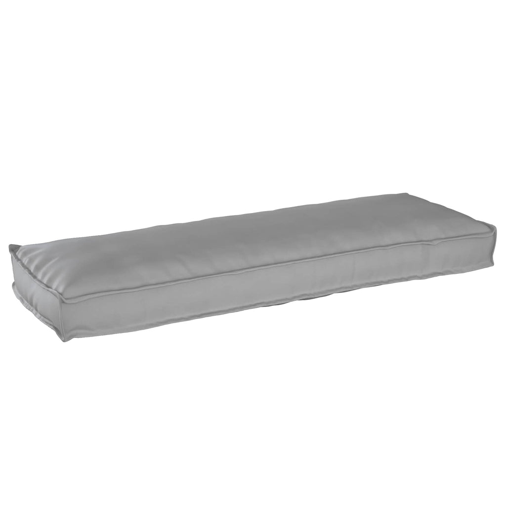 vidaXL Zestaw poduszek na paletę 2 pcs Szary 120 x 40 x 8 cm