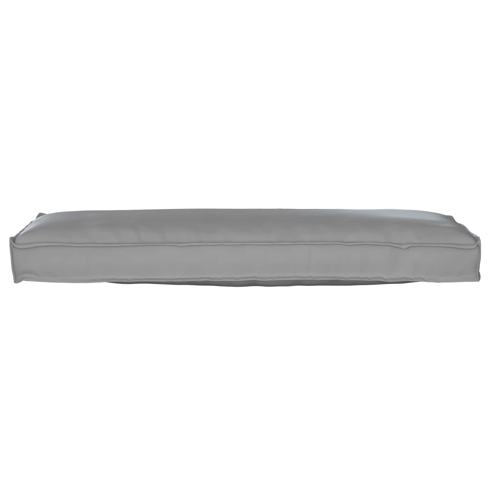 vidaXL Zestaw poduszek na paletę 2 pcs Szary 120 x 40 x 8 cm