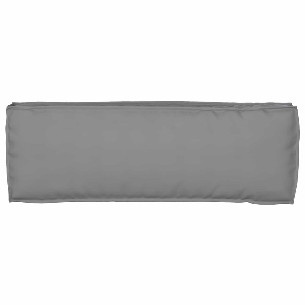 vidaXL Zestaw poduszek na paletę 2 pcs Szary 120 x 40 x 8 cm
