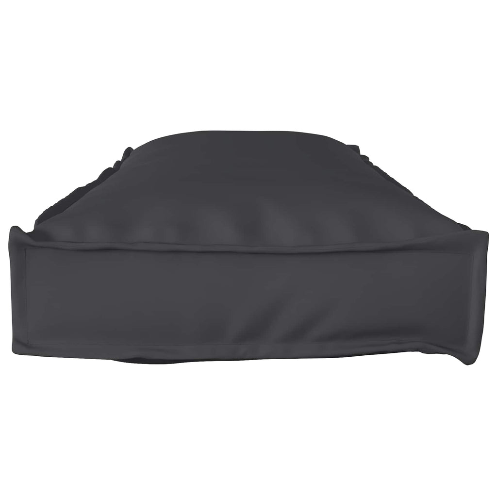 vidaXL Zestaw poduszek na paletę 2 pcs Czarny 120 x 40 x 8 cm