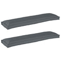 vidaXL Zestaw poduszek na paletę 2 pcs Antracyt 150 x 40 x 8 cm