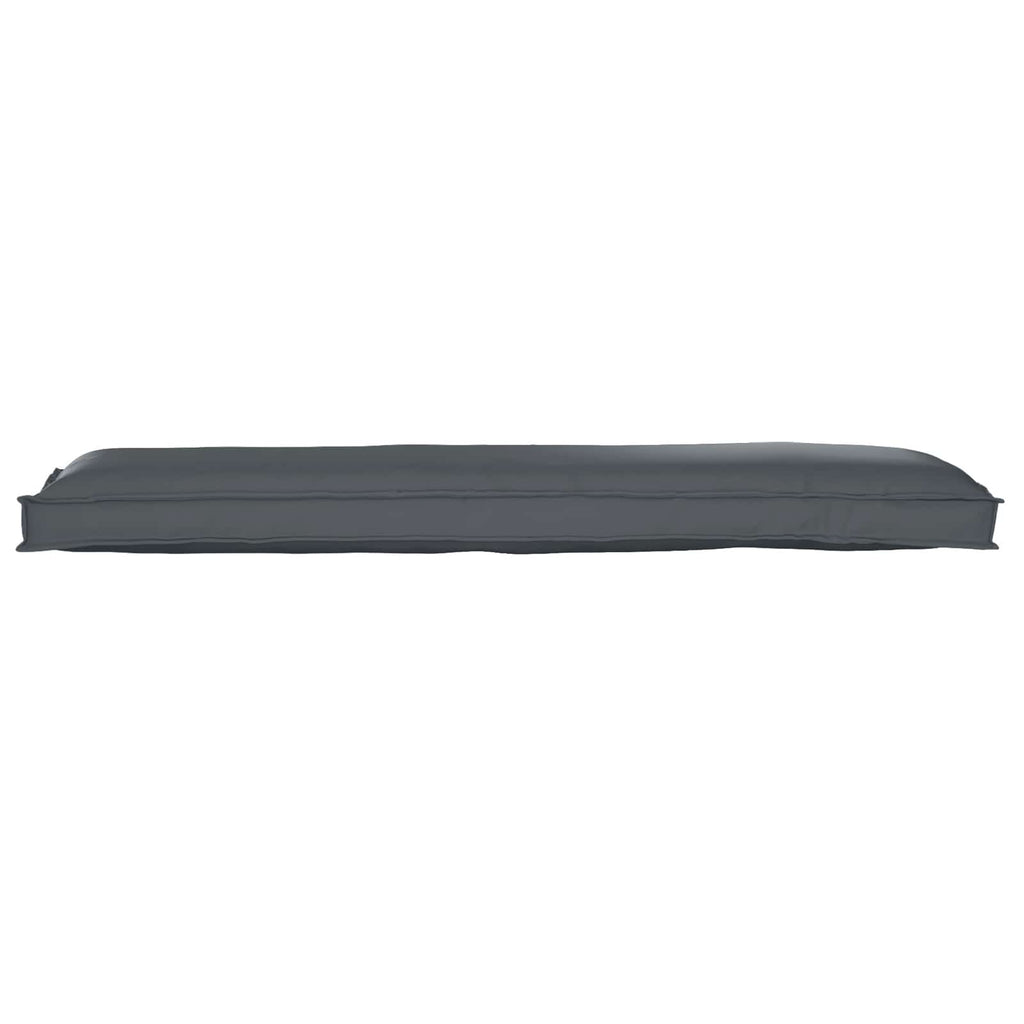 vidaXL Zestaw poduszek na paletę 2 pcs Antracyt 150 x 40 x 8 cm