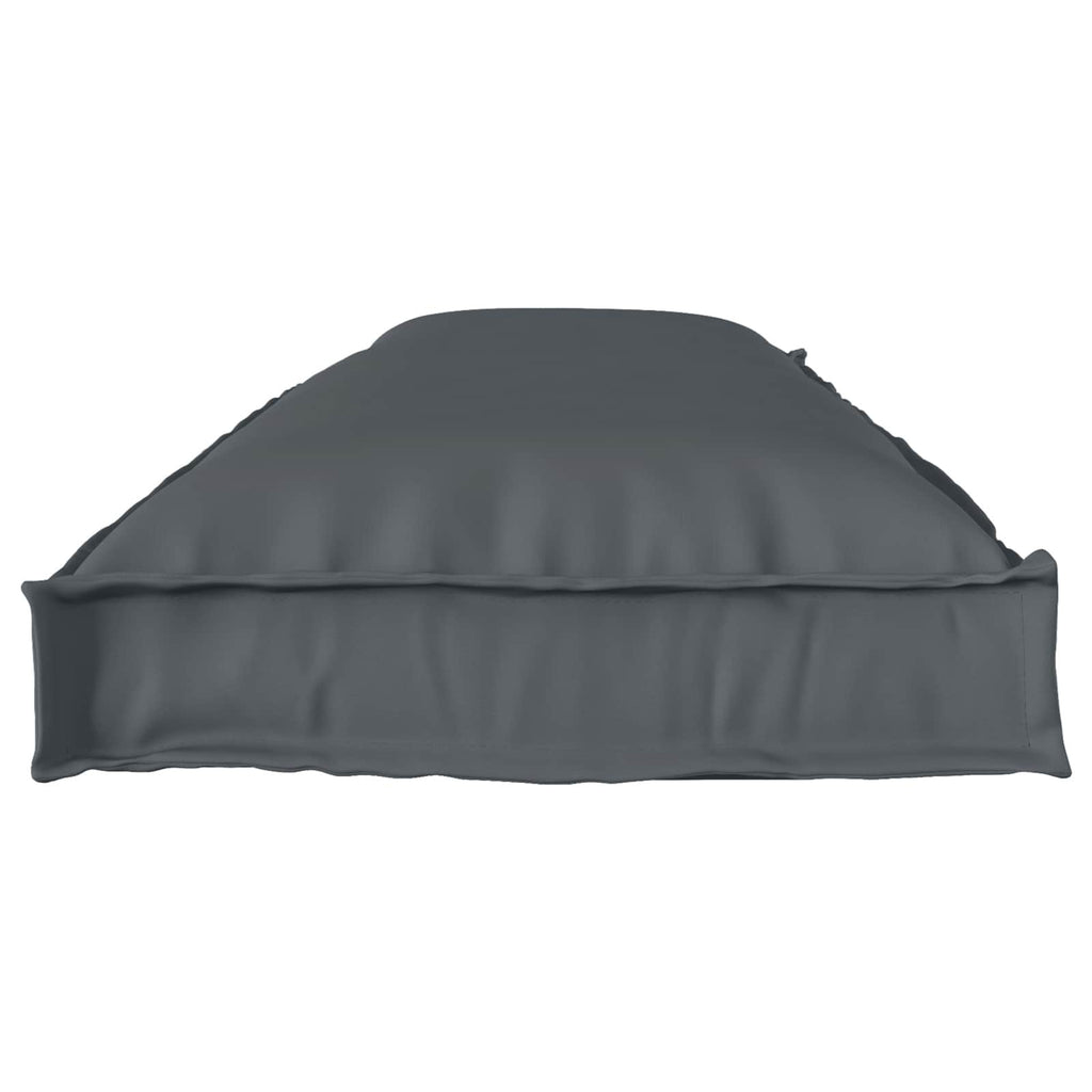 vidaXL Zestaw poduszek na paletę 2 pcs Antracyt 150 x 40 x 8 cm