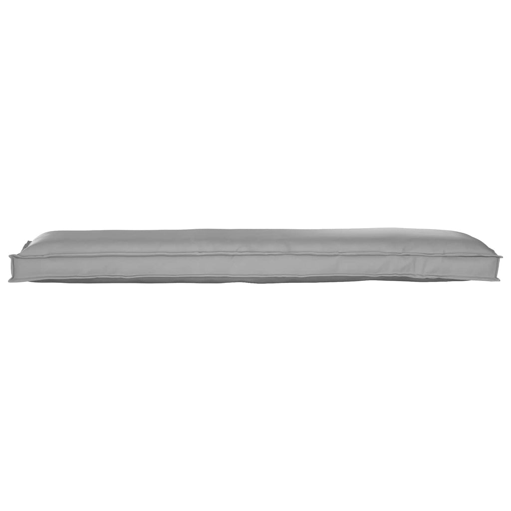 vidaXL Zestaw poduszek na paletę 2 pcs Szary 150 x 40 x 8 cm