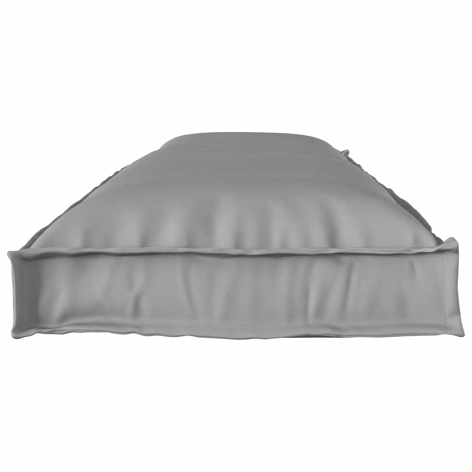 vidaXL Zestaw poduszek na paletę 2 pcs Szary 150 x 40 x 8 cm