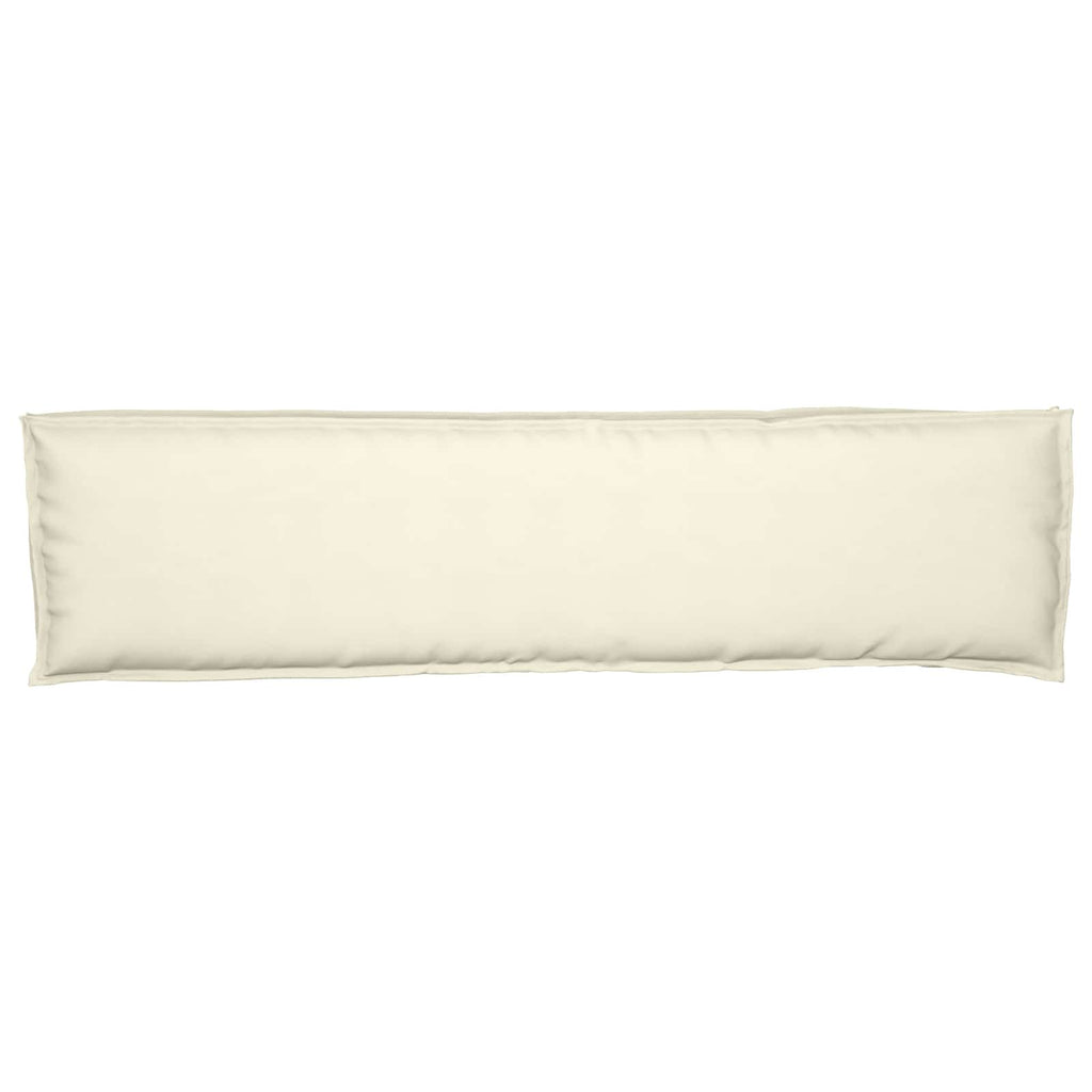 vidaXL Zestaw poduszek na paletę 2 pcs Kremowy 150 x 40 x 8 cm