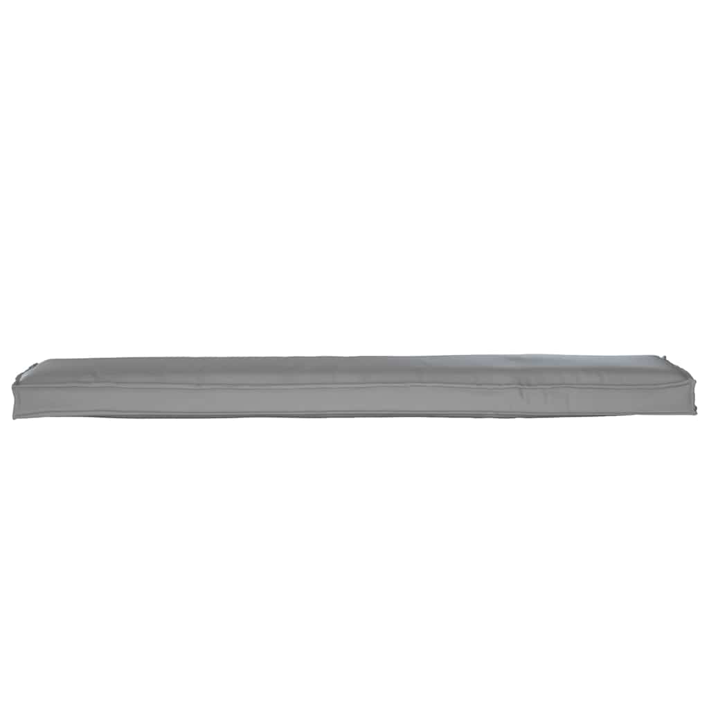 vidaXL Zestaw poduszek na paletę 2 pcs Szary 180 x 40 x 8 cm