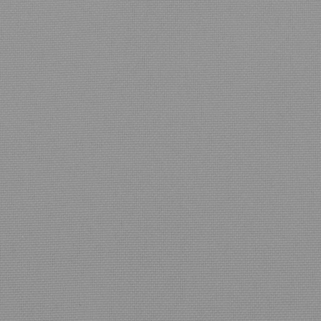 vidaXL Zestaw poduszek na paletę 2 pcs Szary 180 x 40 x 8 cm