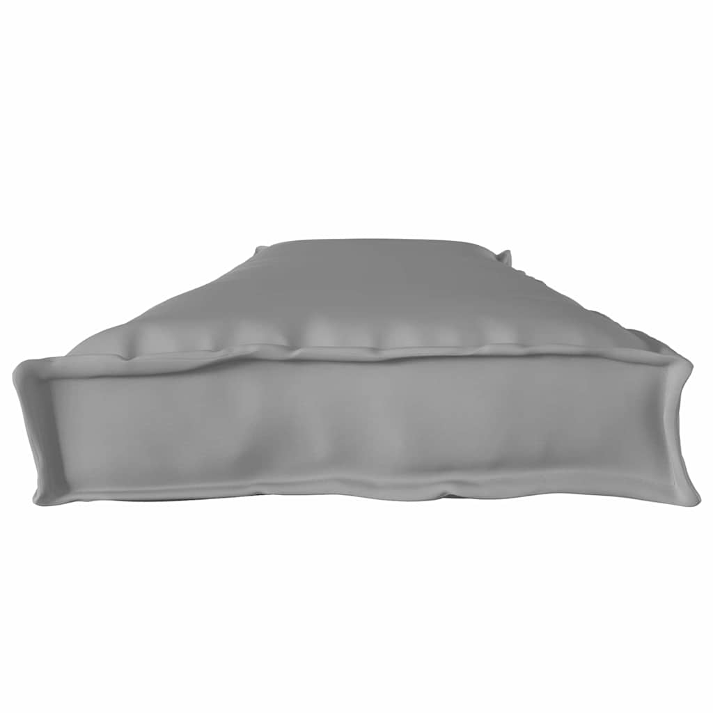 vidaXL Zestaw poduszek na paletę 2 pcs Szary 180 x 40 x 8 cm