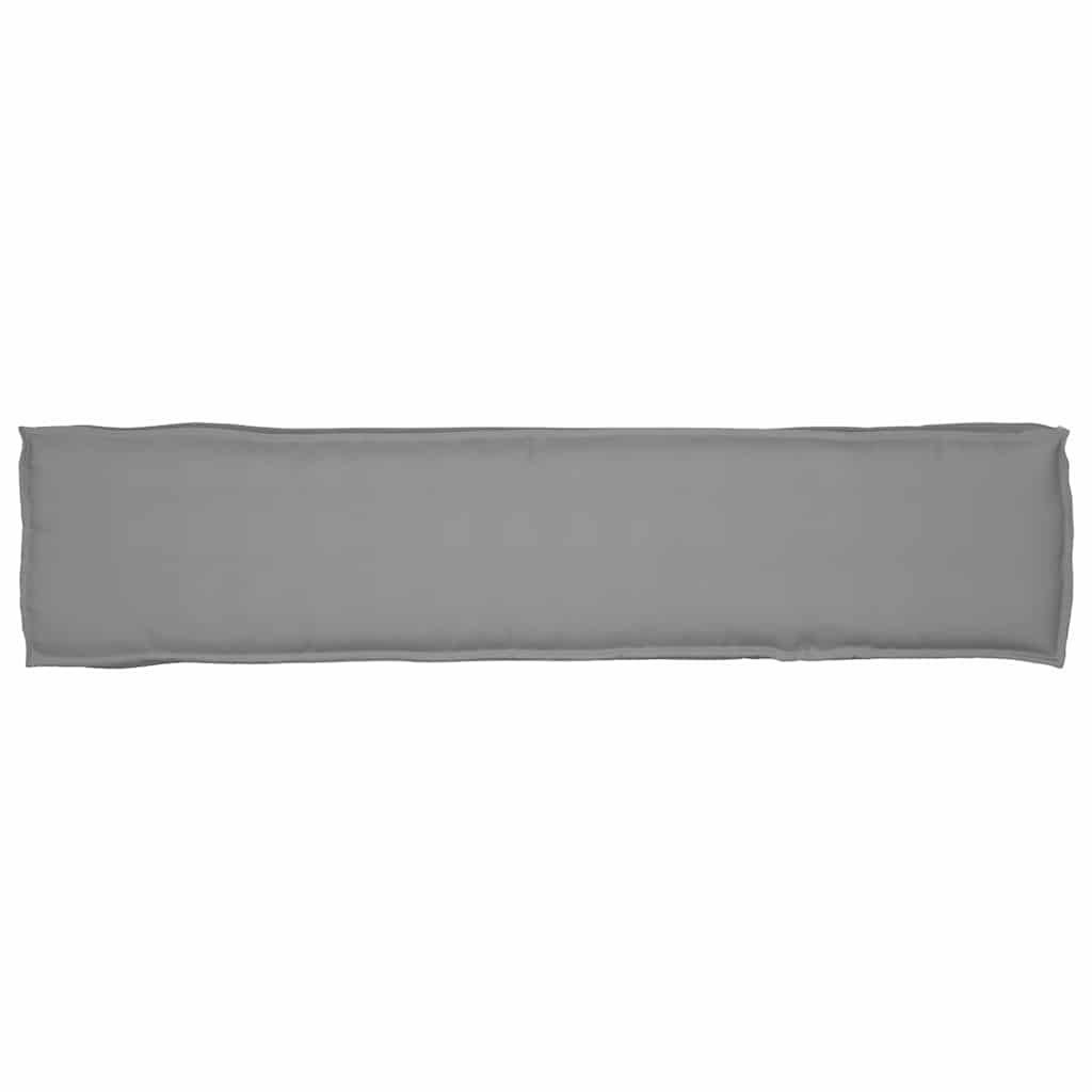 vidaXL Zestaw poduszek na paletę 2 pcs Szary 180 x 40 x 8 cm