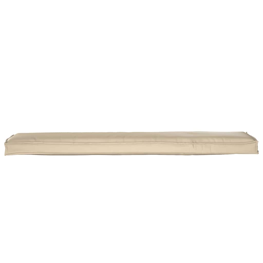 vidaXL Zestaw poduszek na paletę 2 pcs Beżowy 180 x 40 x 8 cm