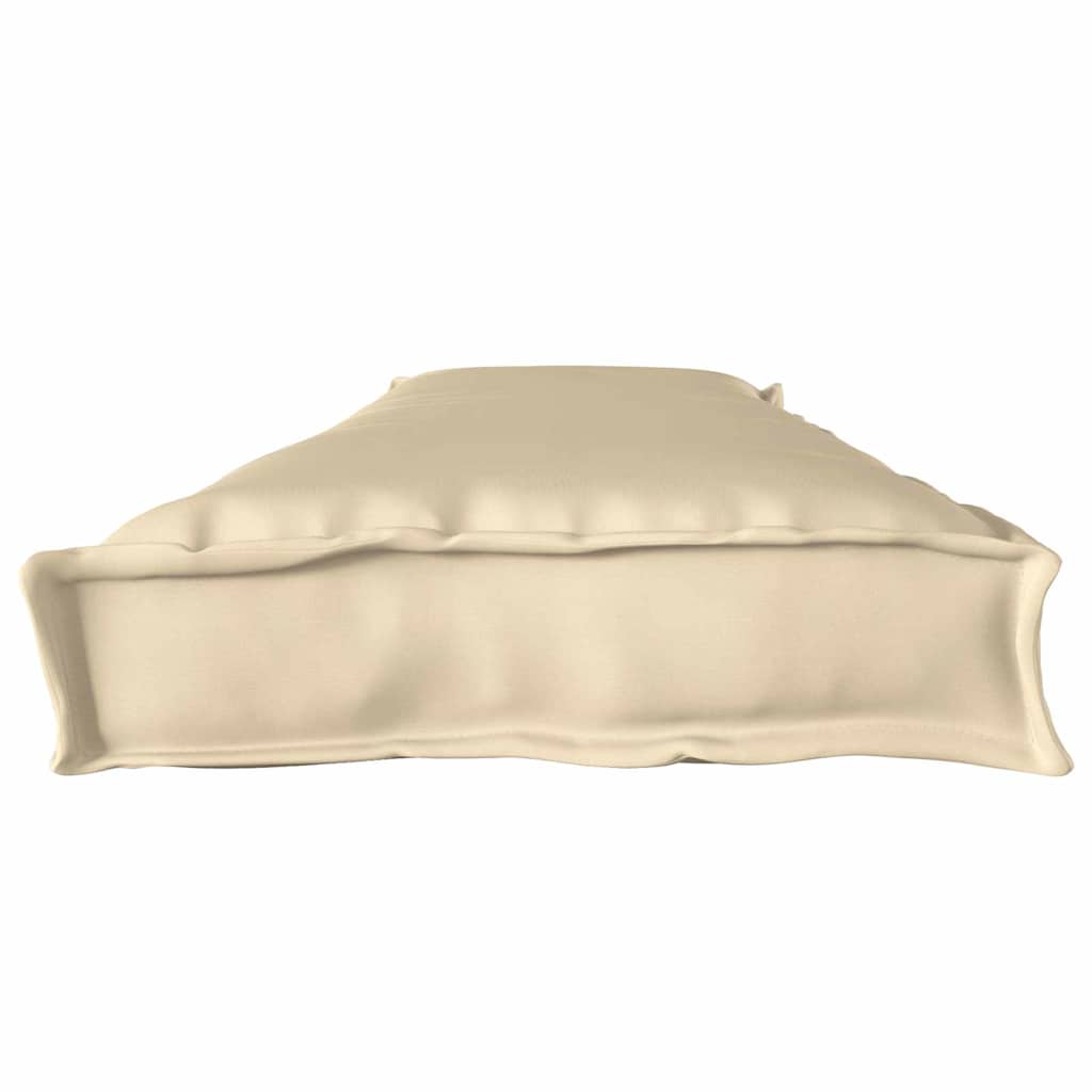vidaXL Zestaw poduszek na paletę 2 pcs Beżowy 180 x 40 x 8 cm