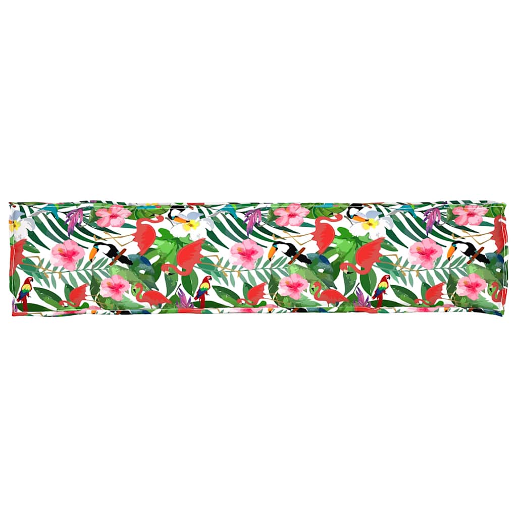vidaXL Zestaw poduszek na paletę Kwiatowy 2 pcs Tropikalna dżungla