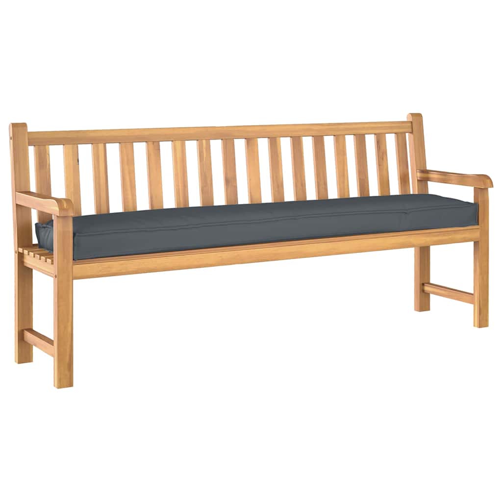 vidaXL Zestaw poduszek na paletę 2 pcs Antracyt 200 x 40 x 8 cm