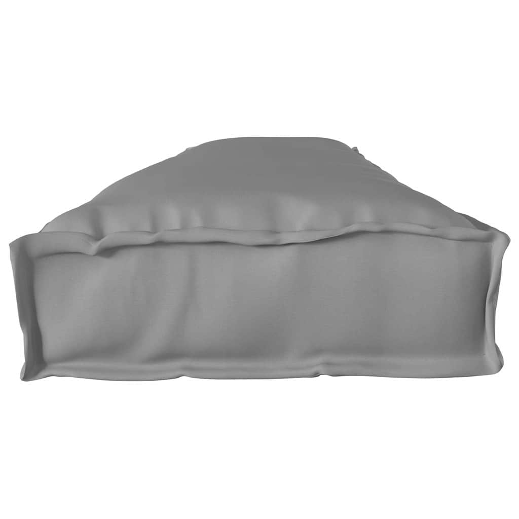 vidaXL Zestaw poduszek na paletę 2 pcs Szary 200 x 40 x 8 cm