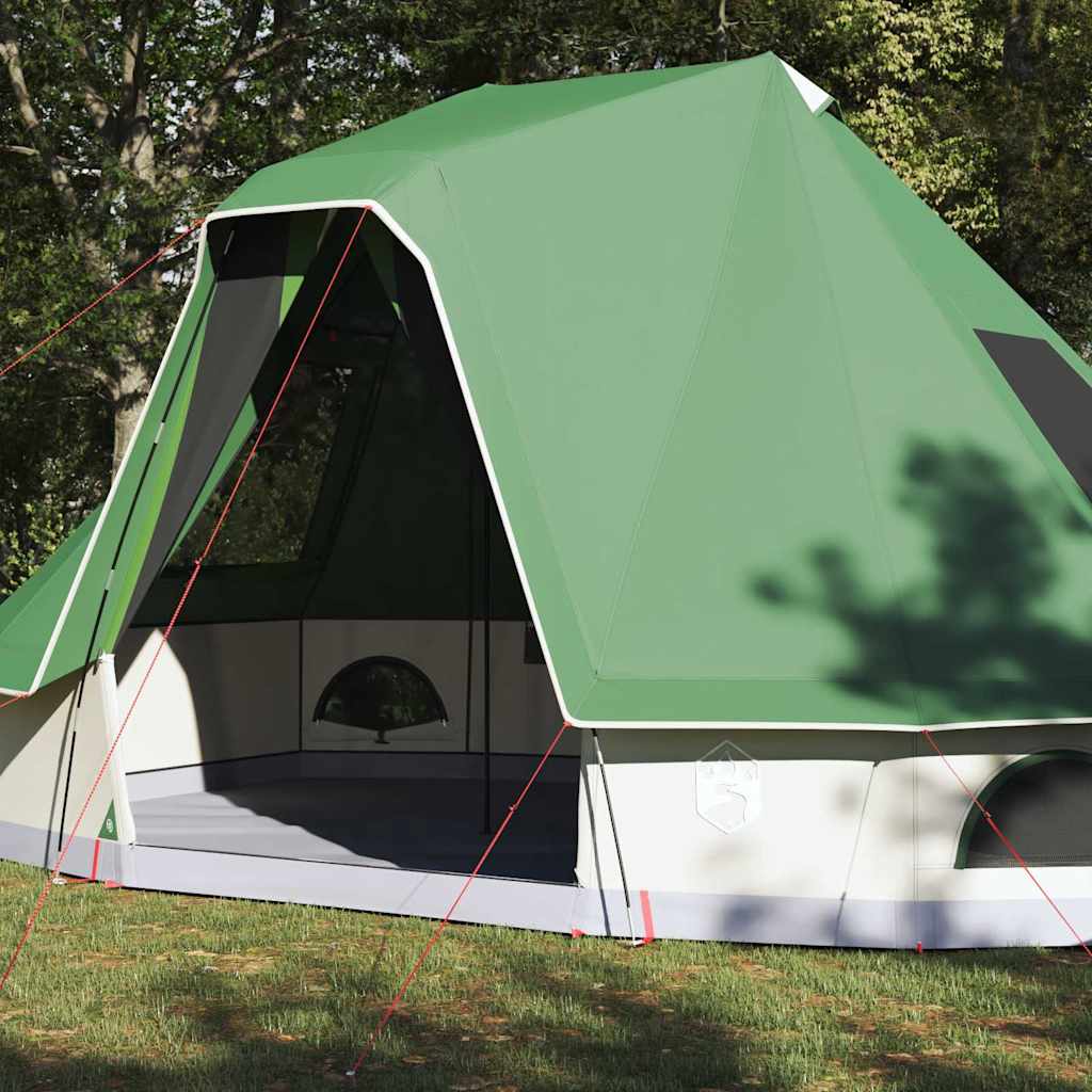 vidaXL Namiot Tipi z dachem Zielony 466 x 310 x 240 cm tafta