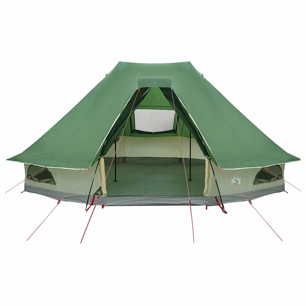 vidaXL Namiot Tipi z dachem Zielony 466 x 310 x 240 cm tafta