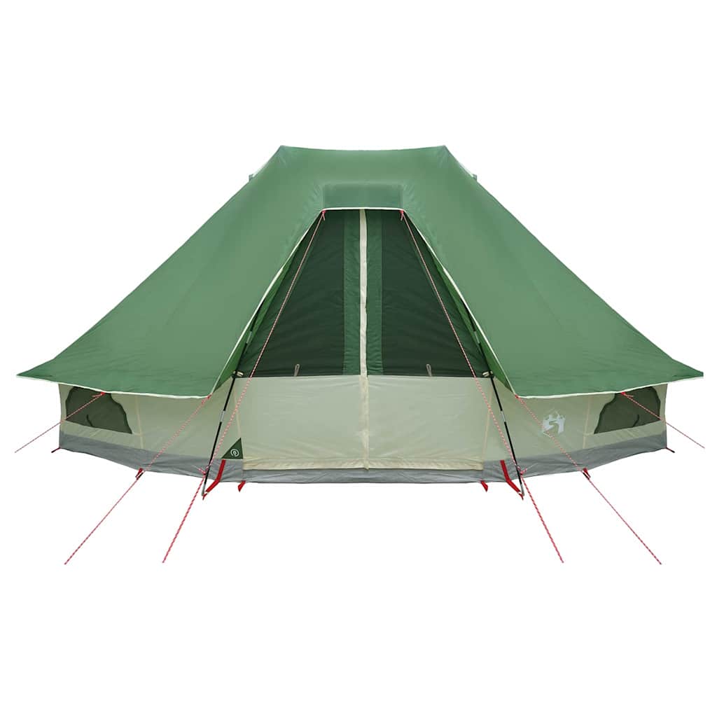 vidaXL Namiot Tipi z dachem Zielony 466 x 310 x 240 cm tafta